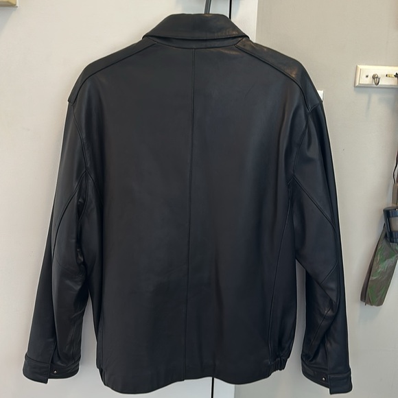 90s Vintage Andrew Marc lamb skin jacket. Size M - Picture 6 of 7